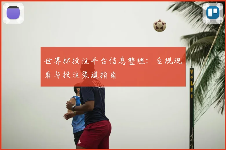 世界杯投注平台信息整理：合规观看与投注渠道指南